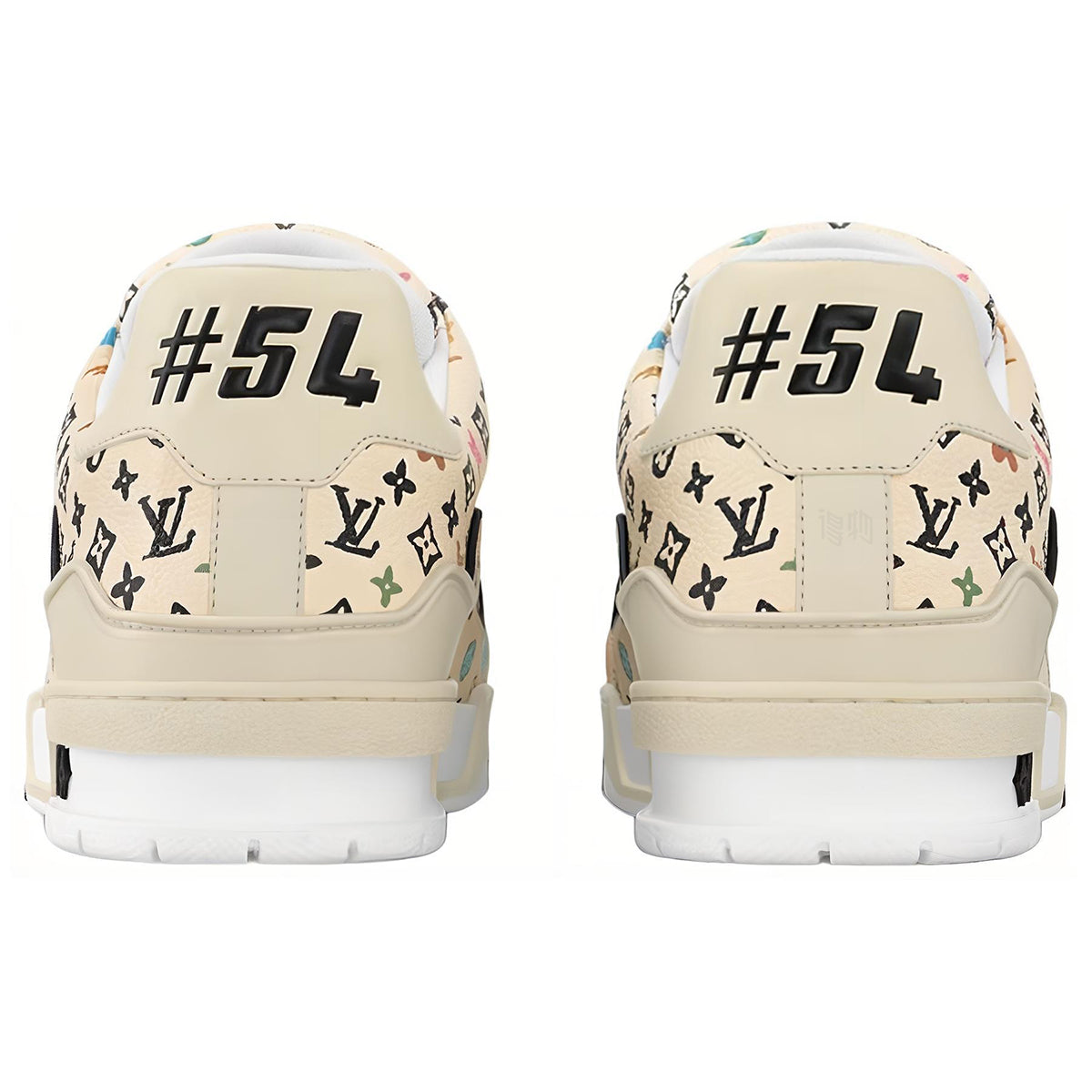 Tyler, the Creator × Louis Vuitton Trainer Lace-Up Low-Top Sneakers in Beige – Unisex