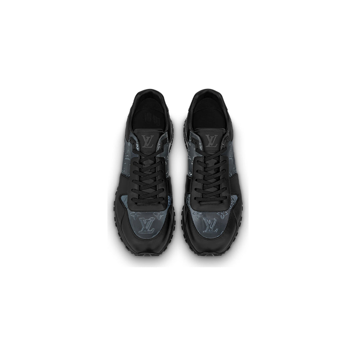 Louis Vuitton Run Away Leather & Textile Low-Top Lifestyle Sneakers in Black – Unisex