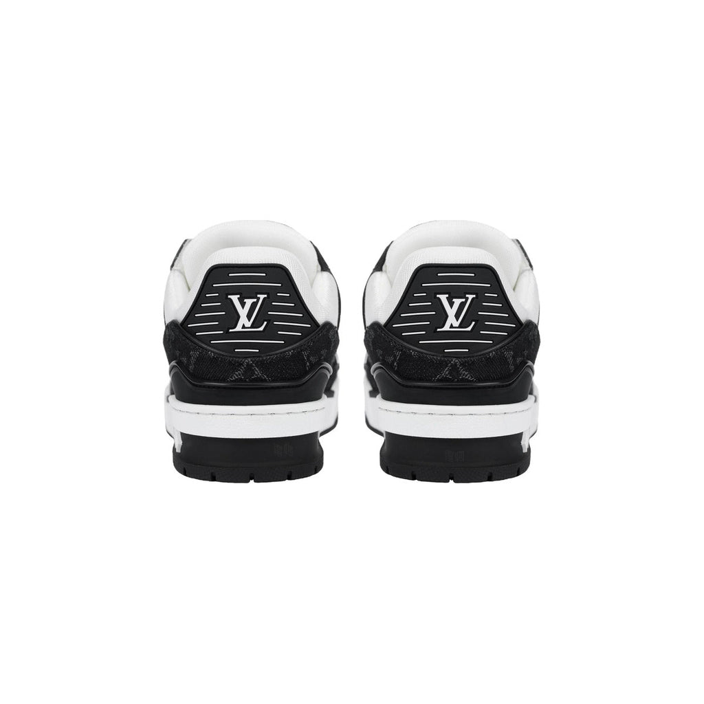 Louis Vuitton Trainer Panda Embossed Print Low-Top Sneakers in Black – Unisex