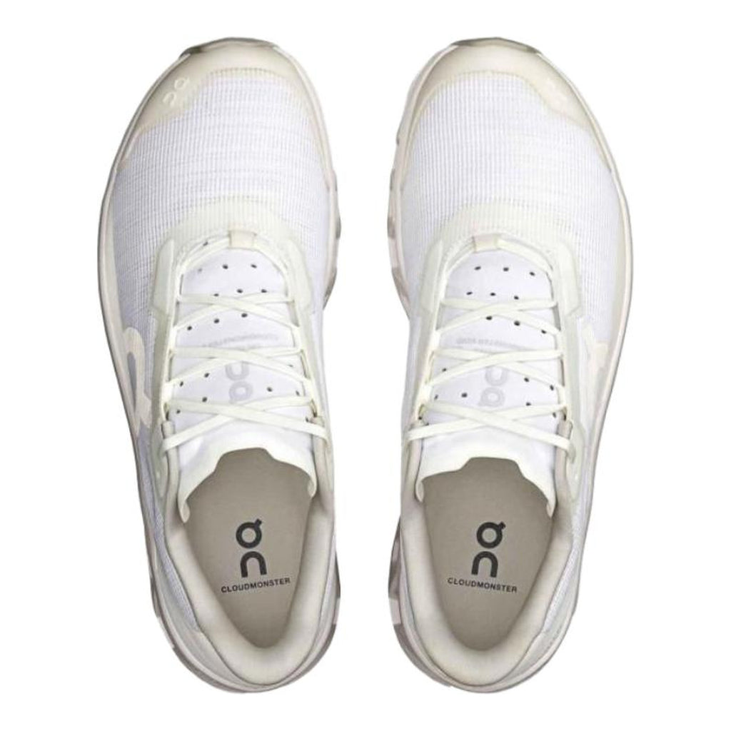 On Cloudmonster Unisex Marathon Running Shoes – All White