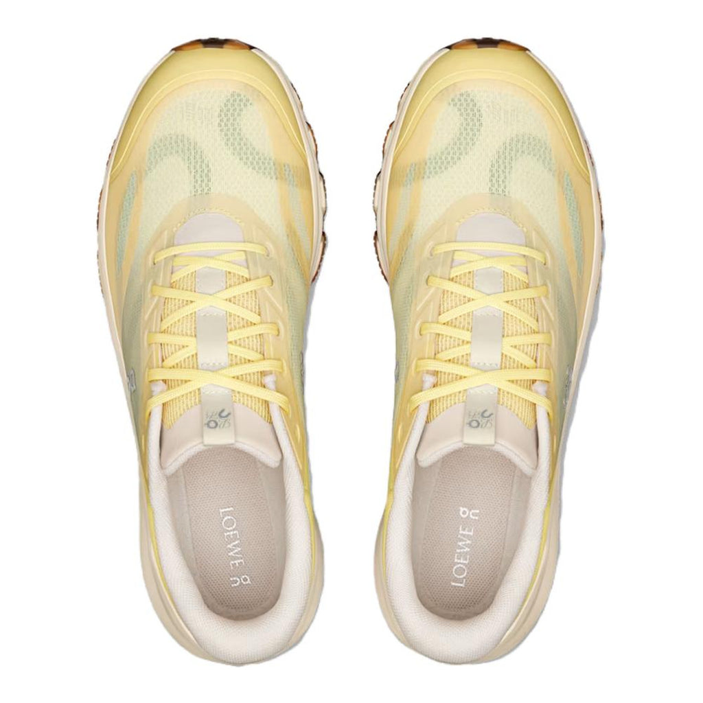 On × LOEWE Cloudmonster Unisex Lifestyle Sneakers – Hay | Caramel