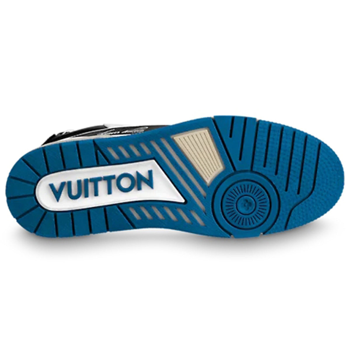 Louis Vuitton Trainer Lace-Up Low-Top Sneakers in Black & Blue – Unisex