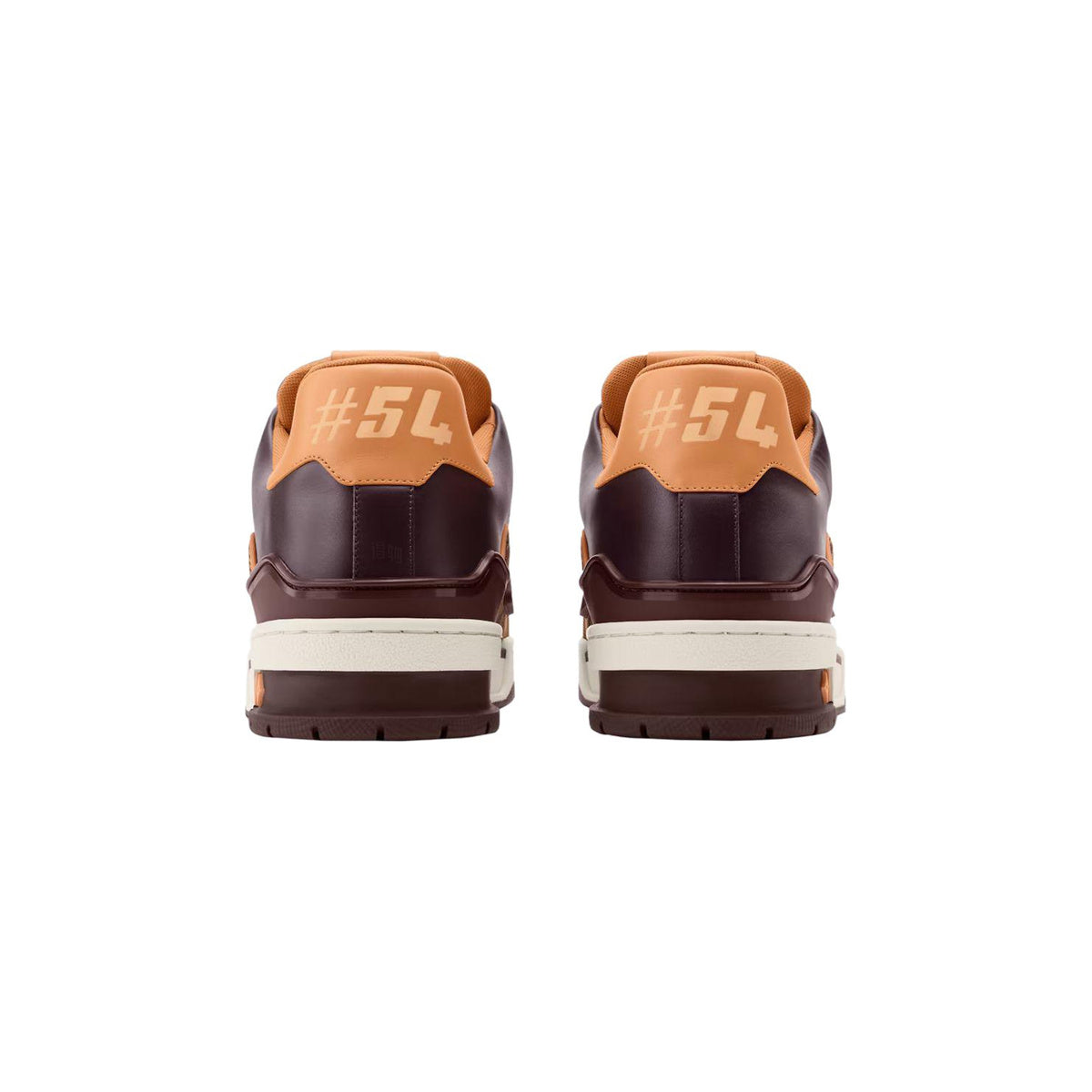 Louis Vuitton Trainer Calf Leather Lace-Up Low-Top Sneakers in Brown – Unisex