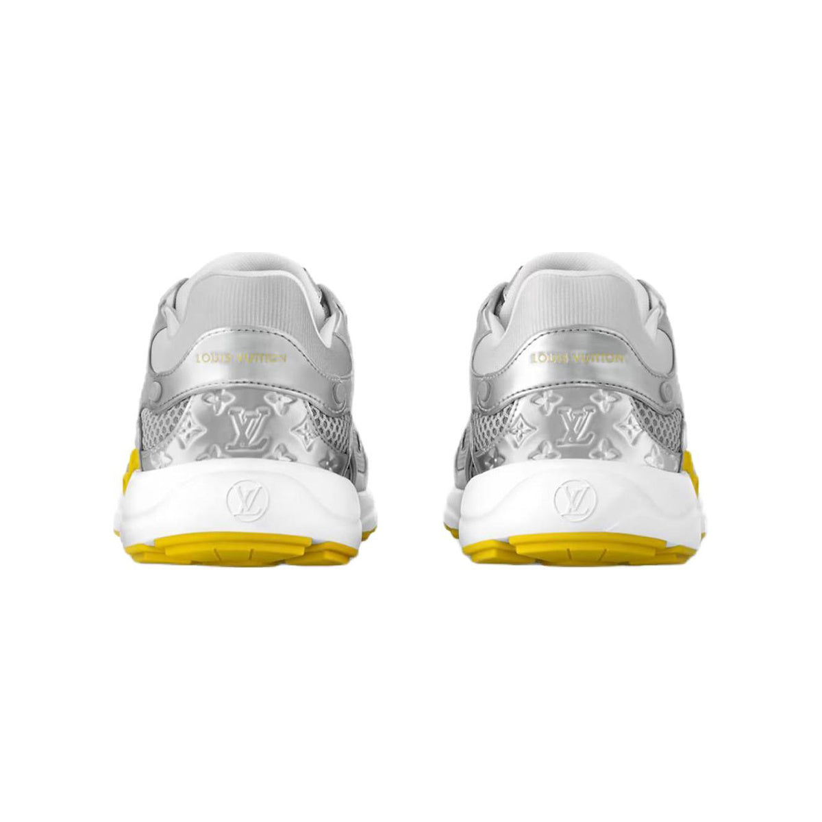 Louis Vuitton Olympia Low-Top Sneakers in Silver & Yellow – WoUnisex