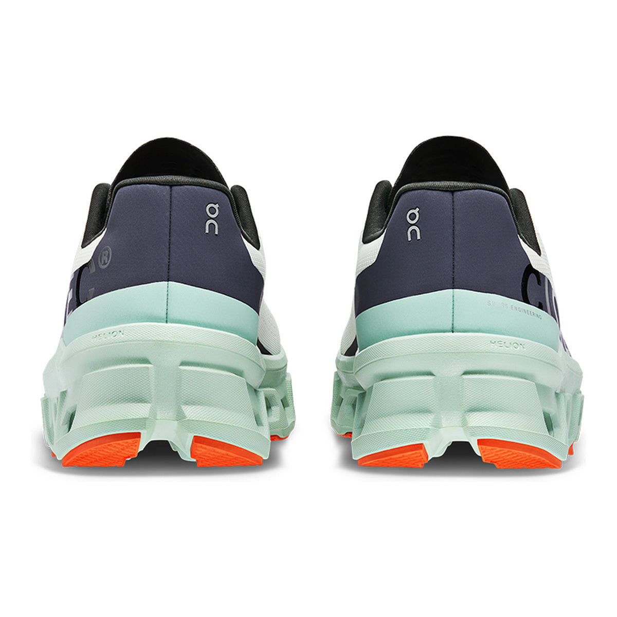 On Cloudmonster Running Shoes – White | Mint