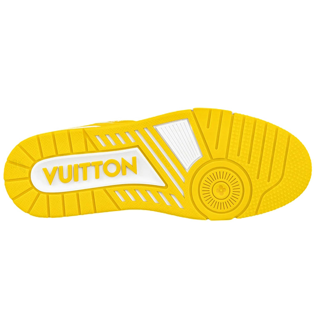 Louis Vuitton Trainer Calf Leather Lace-Up Low-Top Sneakers in Yellow – Unisex