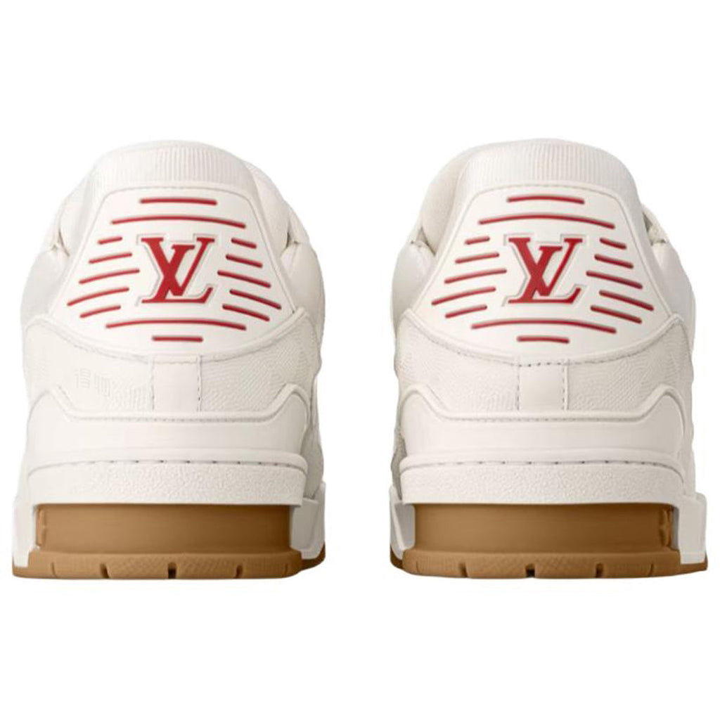 Louis Vuitton Trainer Calf Leather Lace-Up Low-Top Sneakers in White – Unisex