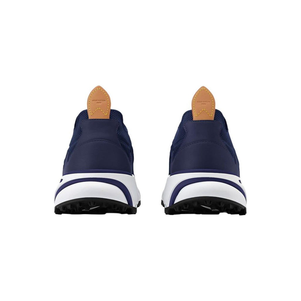 Louis Vuitton Runner Tatic Leather Lace-Up Low-Top Lifestyle Sneakers in Blue – Unisex