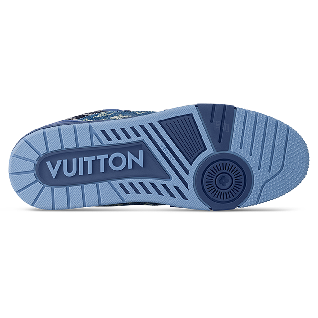 Louis Vuitton LV Trainer 2.0 Sneaker – Blue Monogram Denim / Navy / Ice Blue
