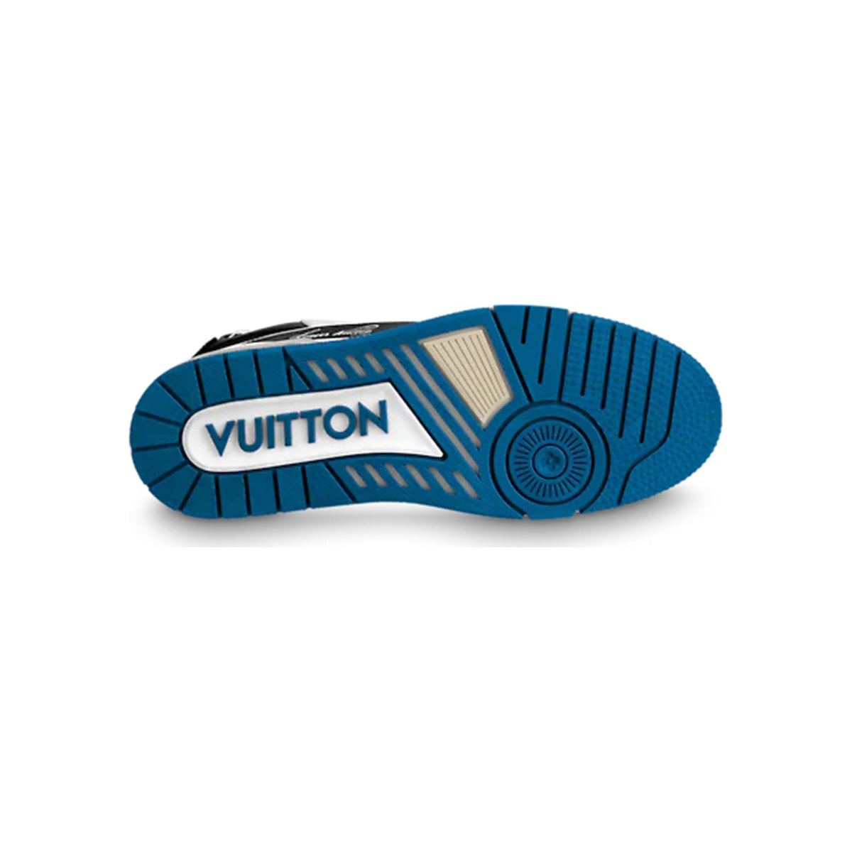 Louis Vuitton Trainer Lace-Up Low-Top Sneakers in Black & Blue – Unisex