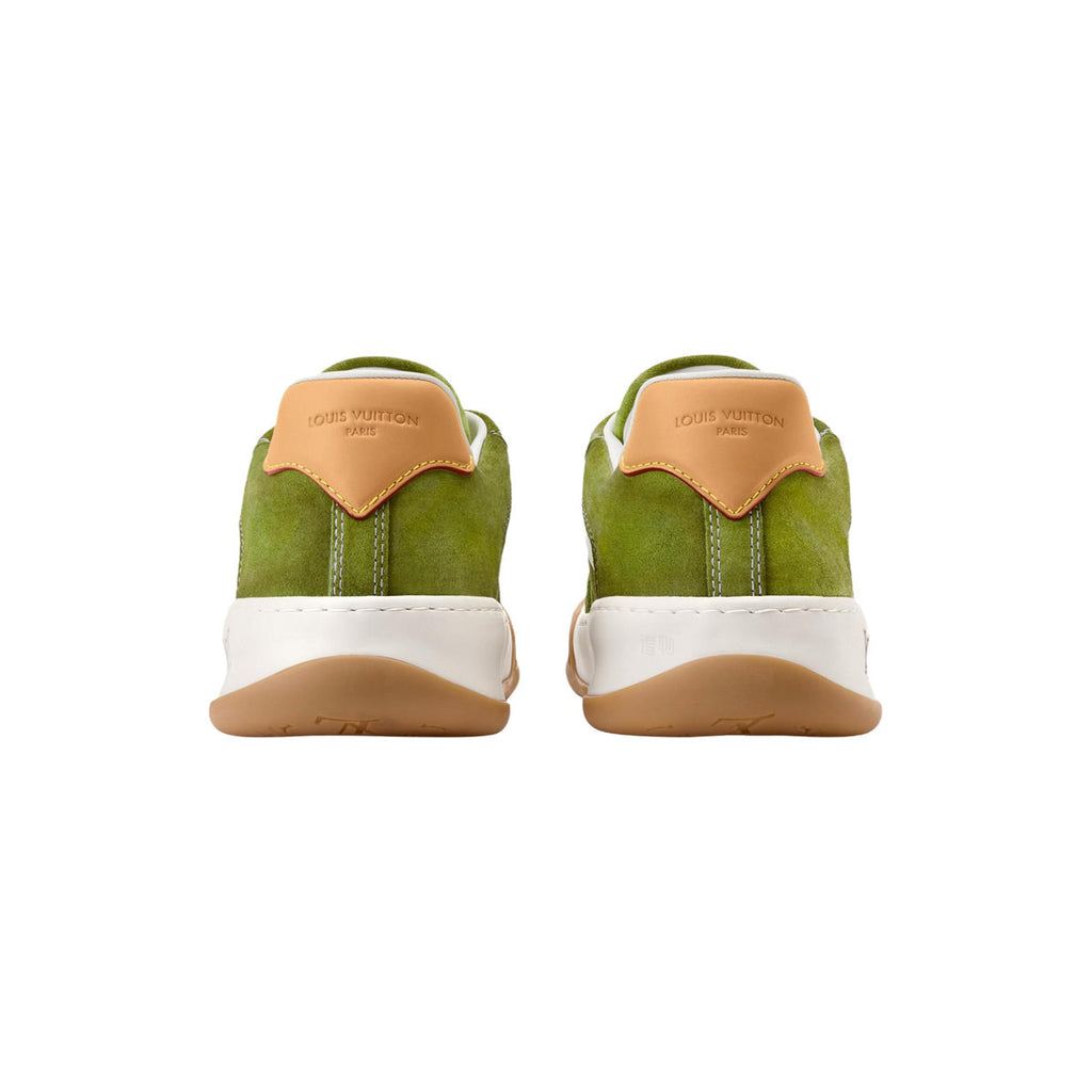 Louis Vuitton LV Tilted Leather Platform Low-Top Sneakers in Green – Unisex