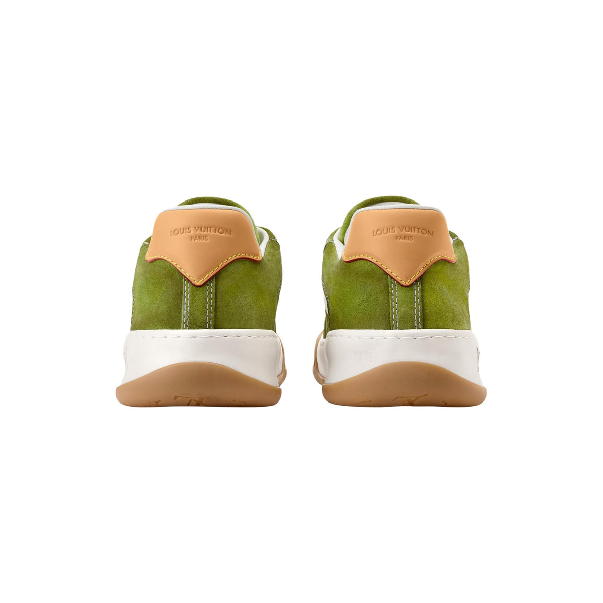 Louis Vuitton LV Tilted Leather Platform Low-Top Sneakers in Green – Unisex
