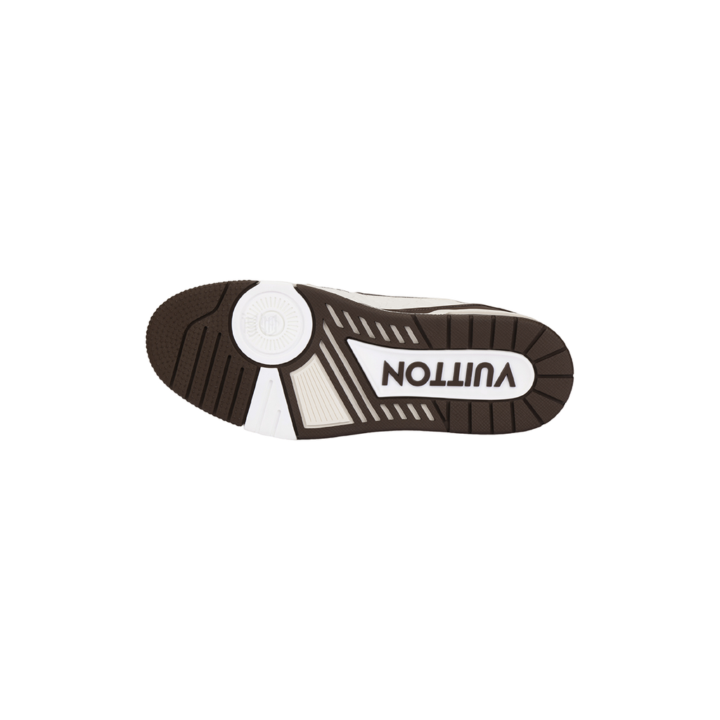 Louis Vuitton Trainer Low-Top Sneakers in Beige & Brown – Unisex