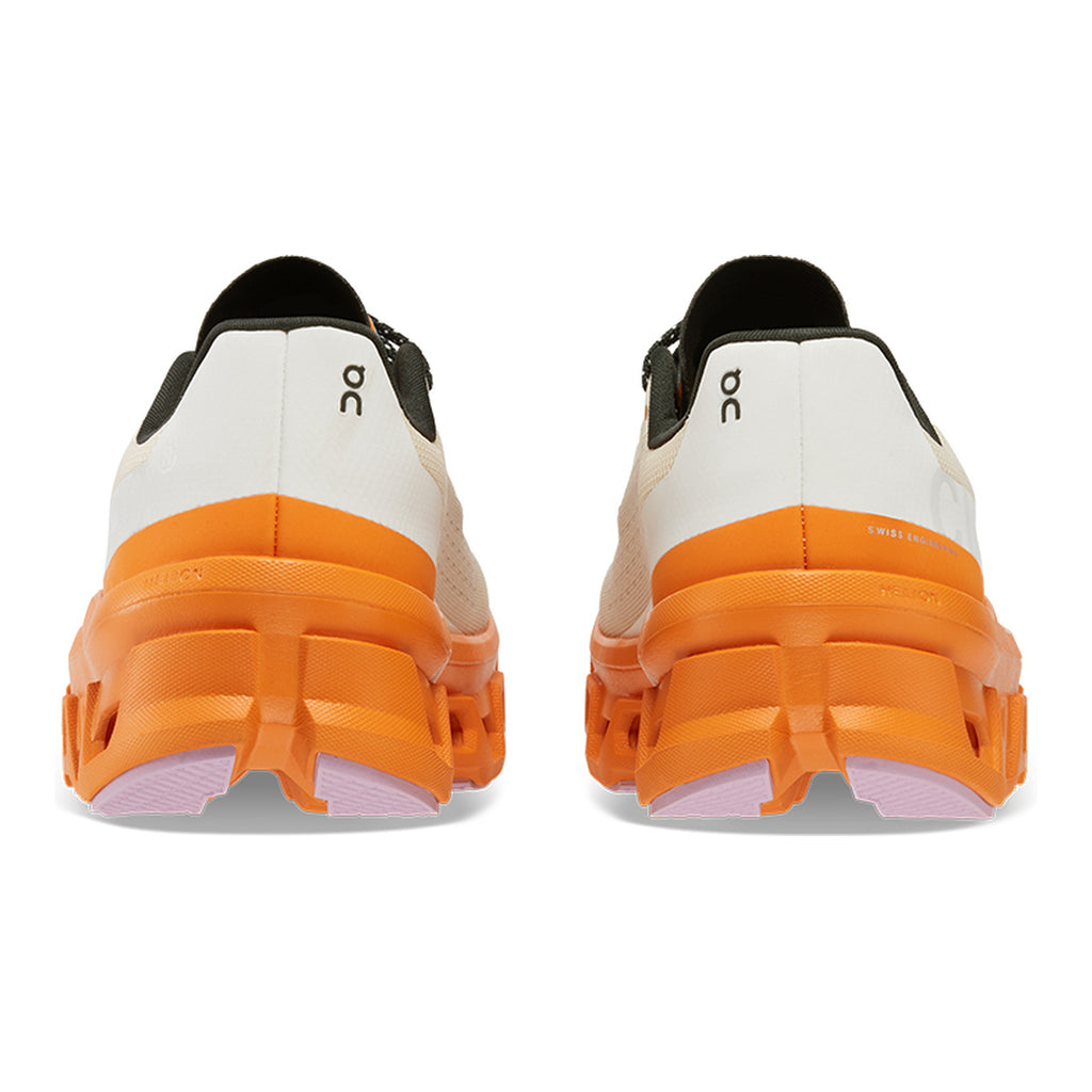 On Cloudmonster Running Shoes – Ivory | Orange