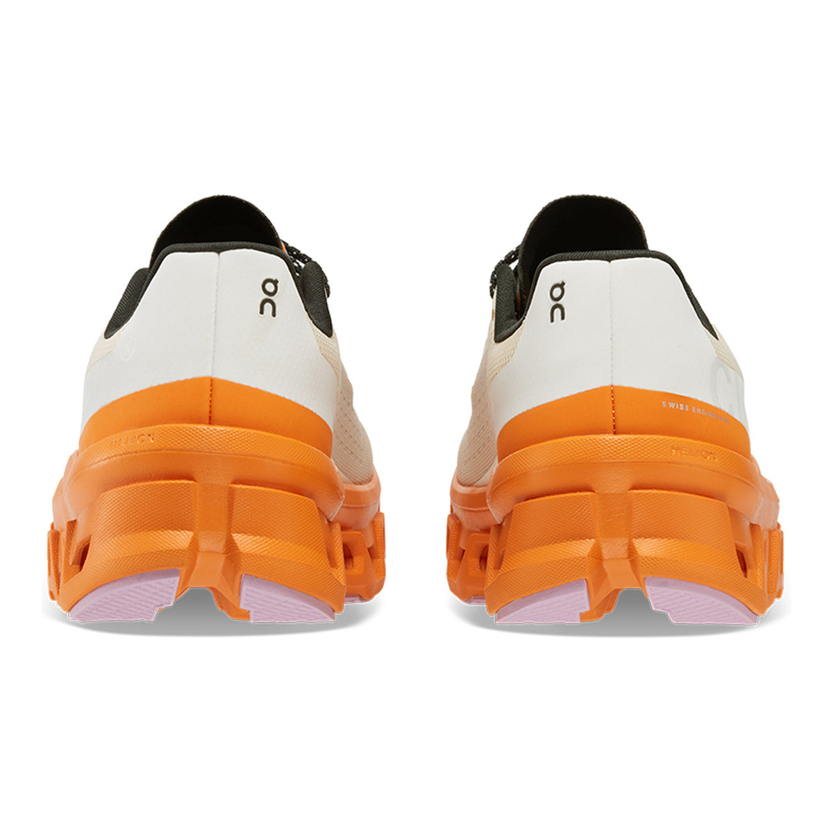 On Cloudmonster Running Shoes – Ivory | Orange