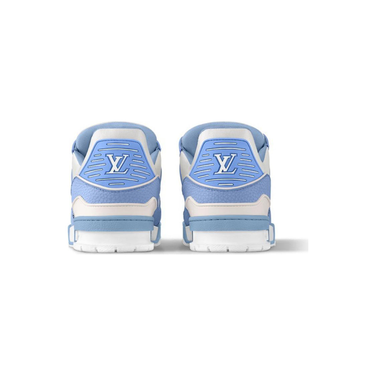 Louis Vuitton Trainer Calf Leather Lace-Up Low-Top Sneakers in Ocean Blue – Unisex
