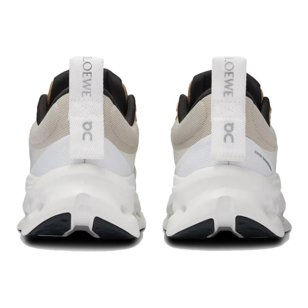 On × LOEWE Cloudmonster Unisex Lifestyle Sneakers – Sand | White