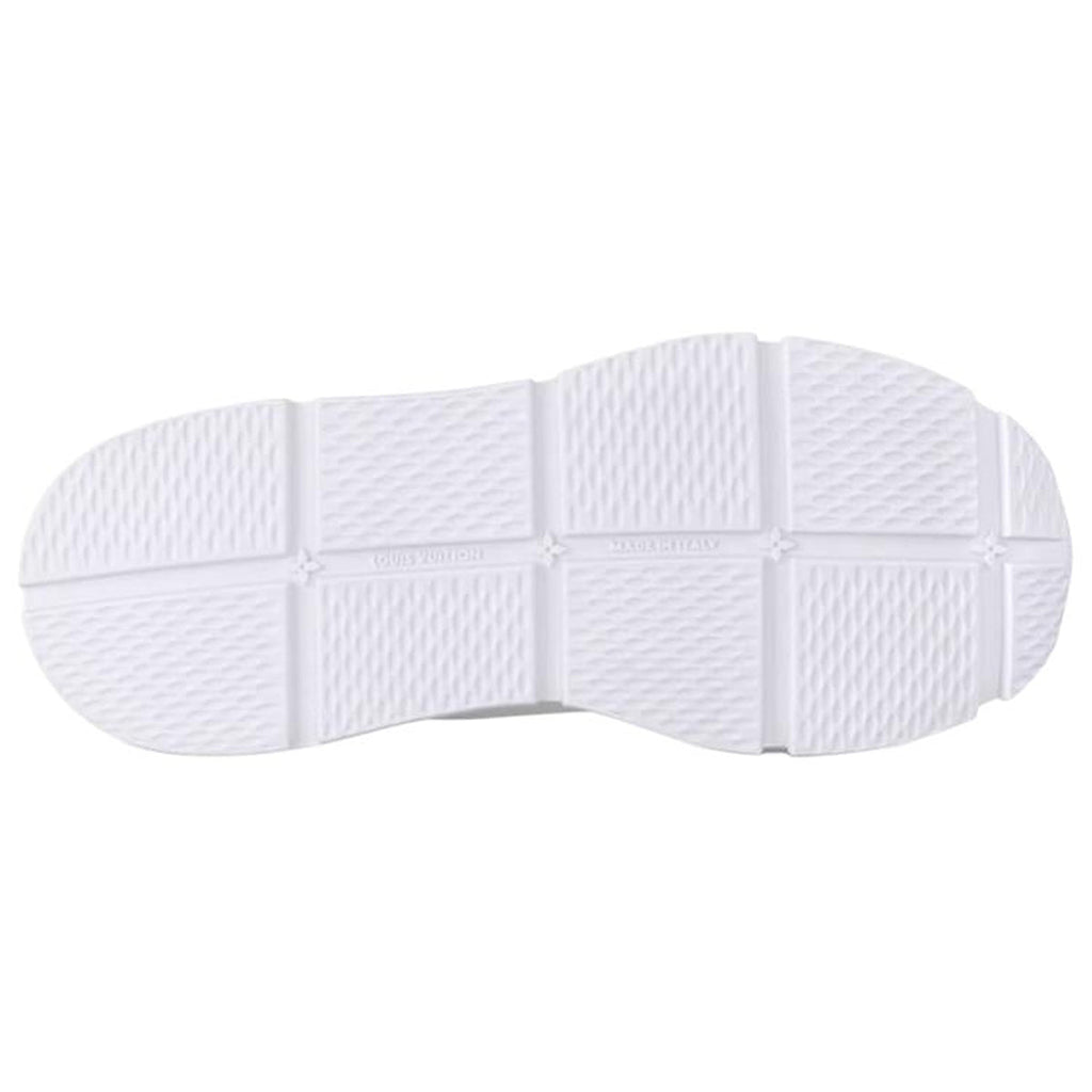Louis Vuitton Fall Winter Leather Lace-Up Low-Top Sneakers in White – Unisex