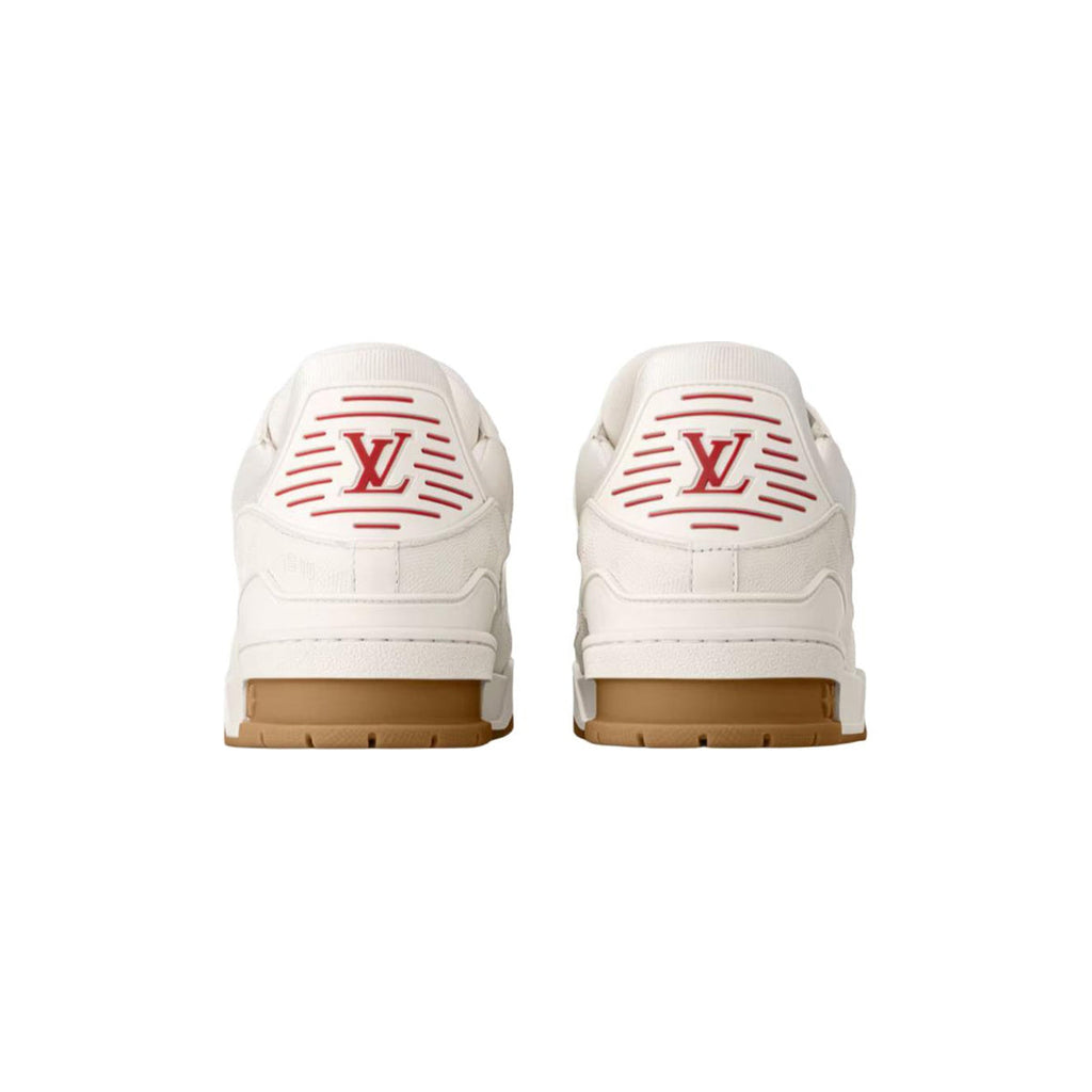 Louis Vuitton Trainer Calf Leather Lace-Up Low-Top Sneakers in White – Unisex