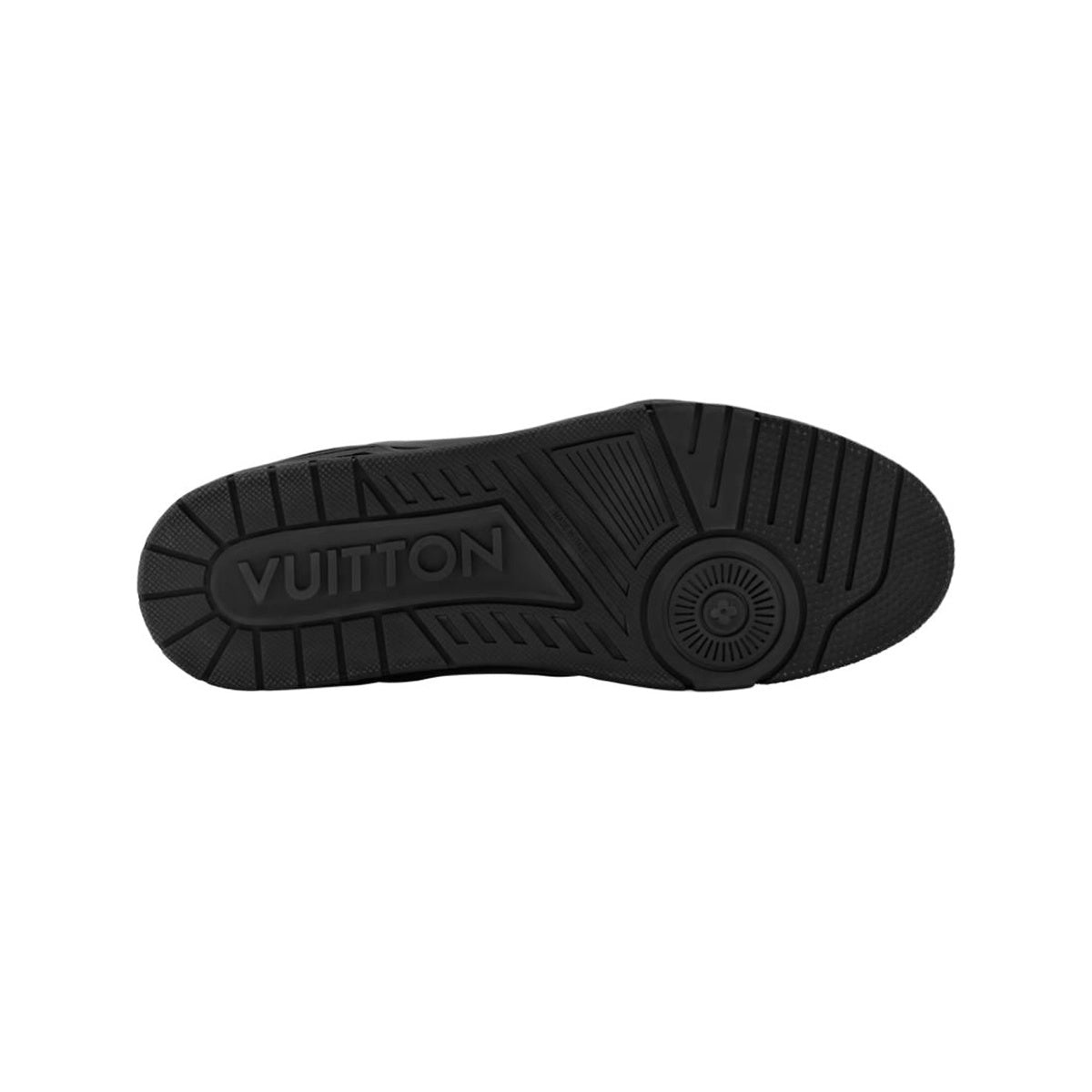 NIGO x Louis Vuitton Trainer FW25 Leather Low-Top Sneakers in Black – Unisex