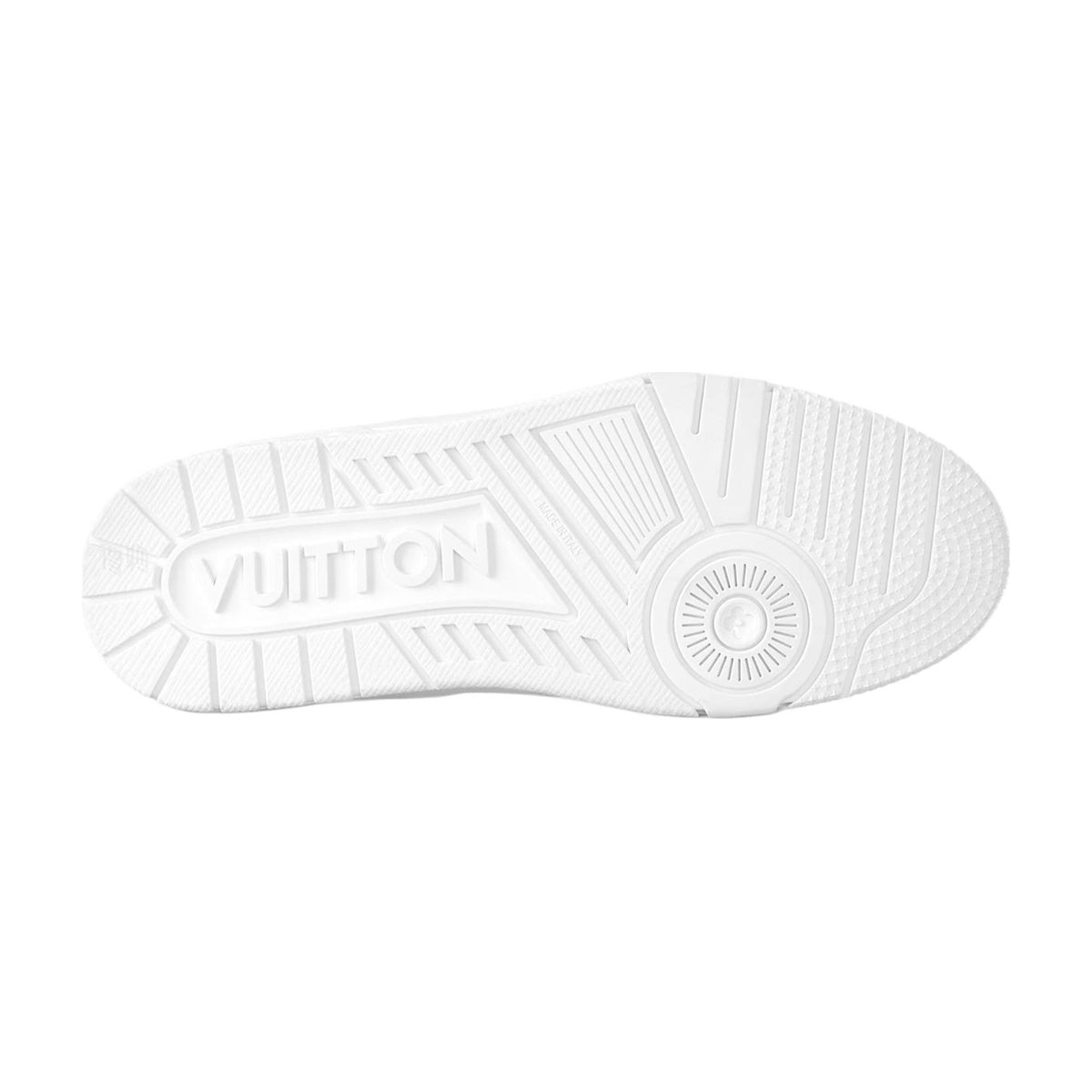 Louis Vuitton Trainer Leather Side Logo Lace-Up Low-Top Sneakers in White – WoUnisex