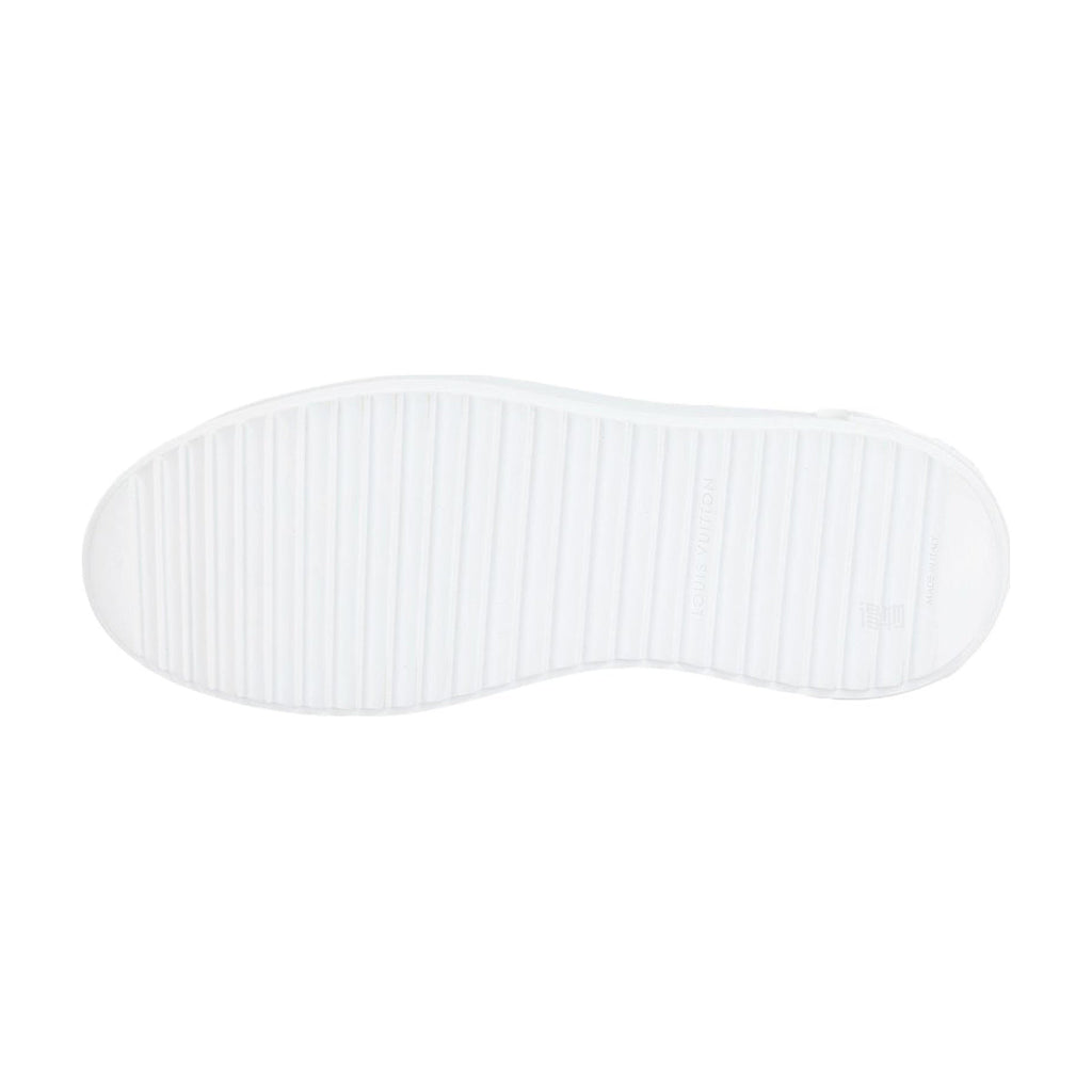 Louis Vuitton Time Out Logo-Print Leather Low-Top Sneakers in White & Gold – WoUnisex