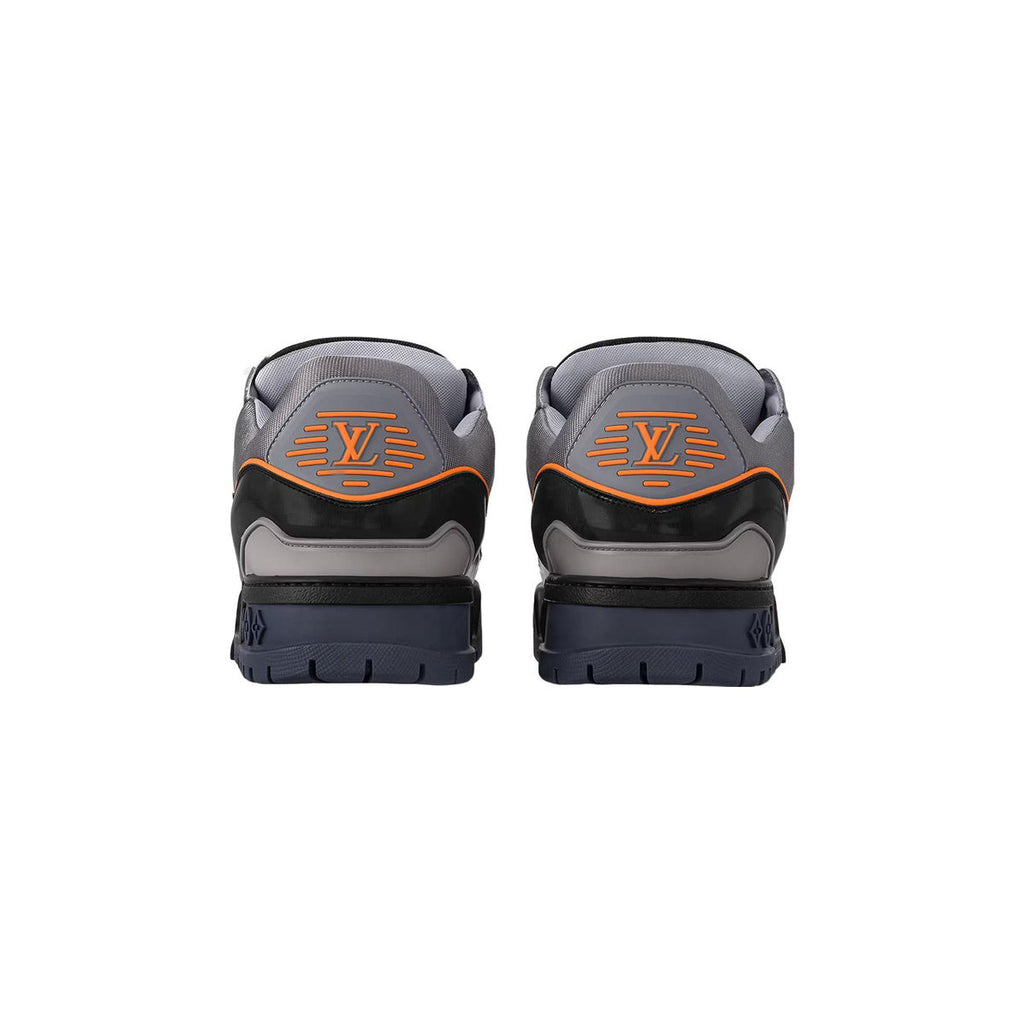 Louis Vuitton Trainer Maxi Beaded Low-Top Sneakers in Grey & Orange – Unisex