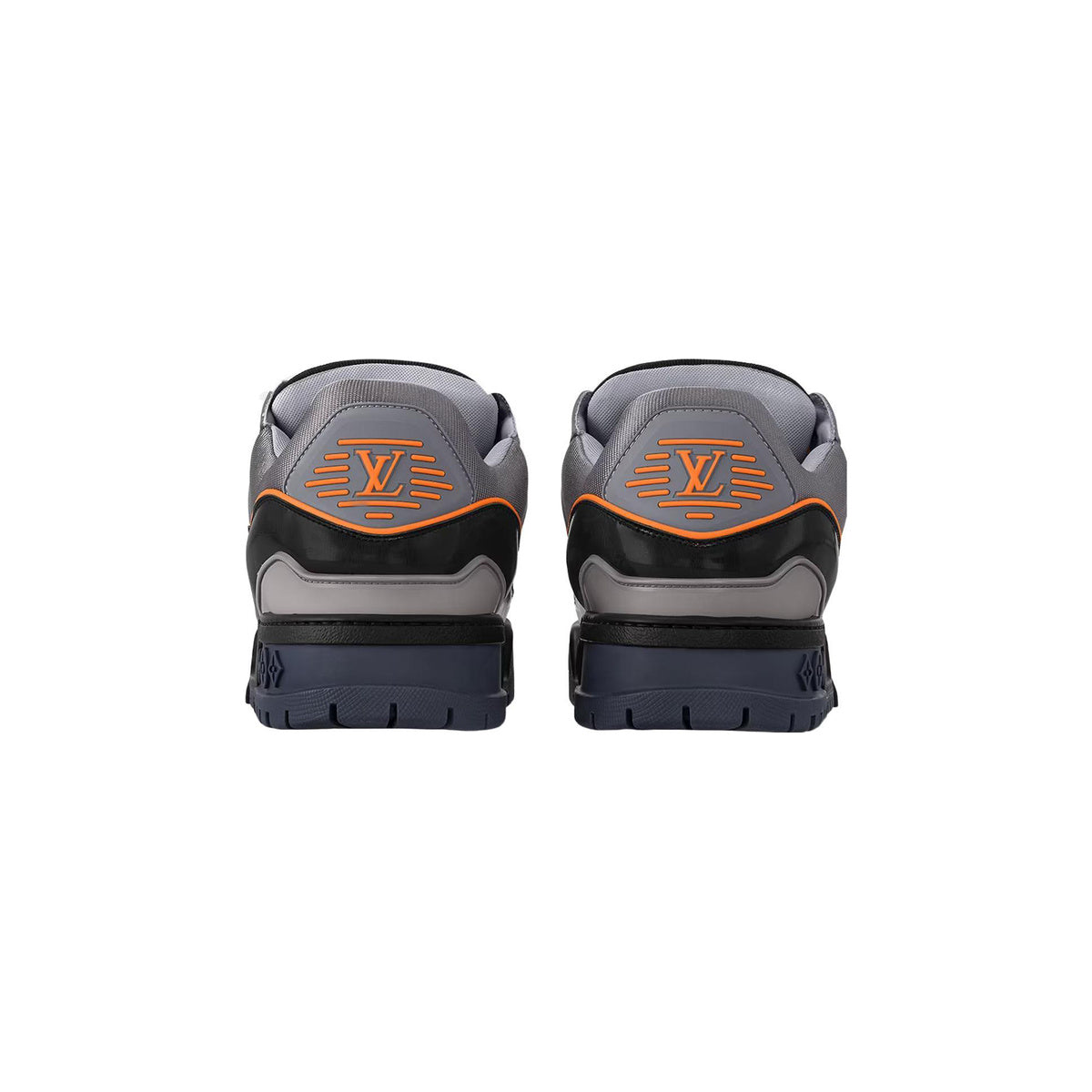 Louis Vuitton Trainer Maxi Beaded Low-Top Sneakers in Grey & Orange – Unisex
