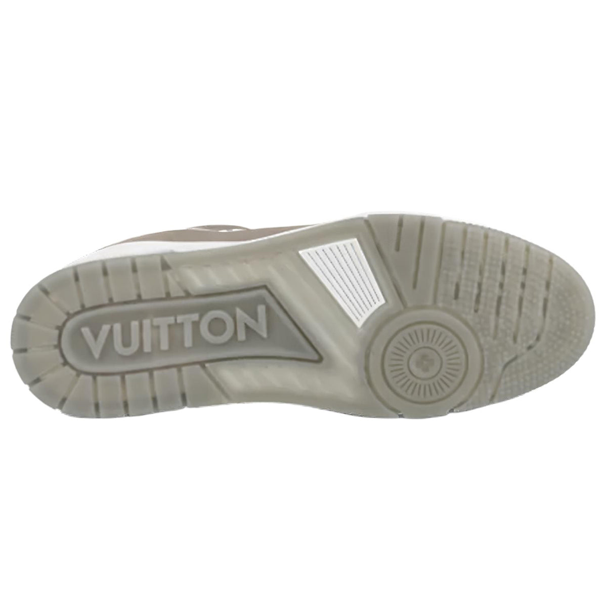 Louis Vuitton LV Trainer Sneaker – Grey / White Monogram Embossed