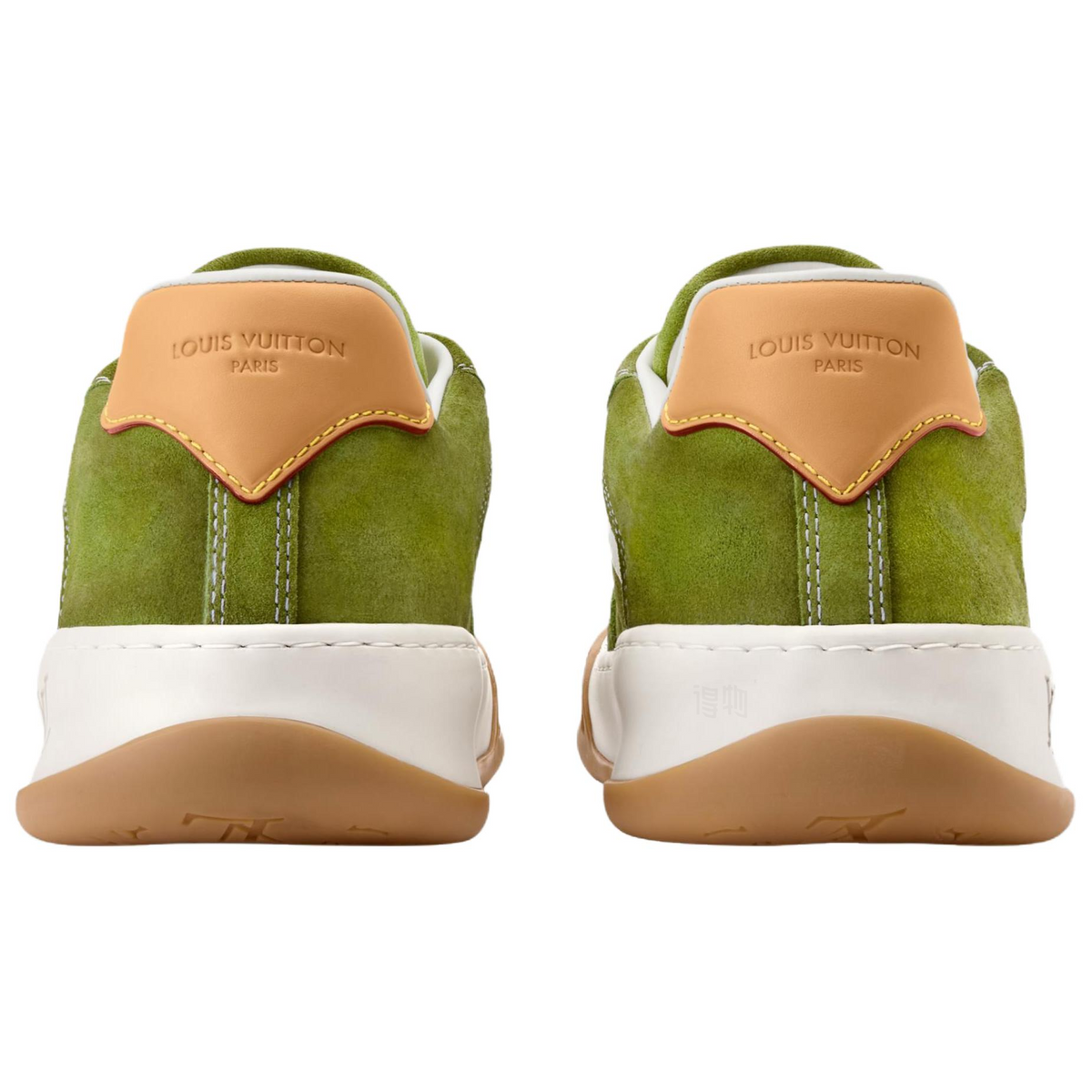 Louis Vuitton Tilted Sneaker – Olive Green / Camel / White / Gum