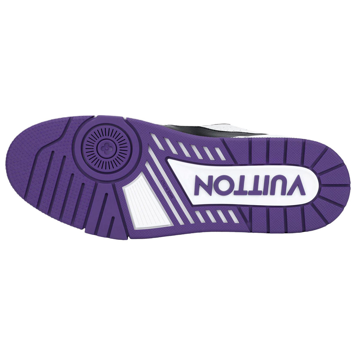 Louis Vuitton Trainer Leather Lace-Up Low-Top Sneakers in Purple – Unisex