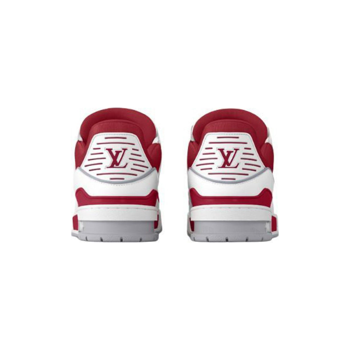 Louis Vuitton Trainer Calf Leather Low-Top Sneakers in Red – Unisex