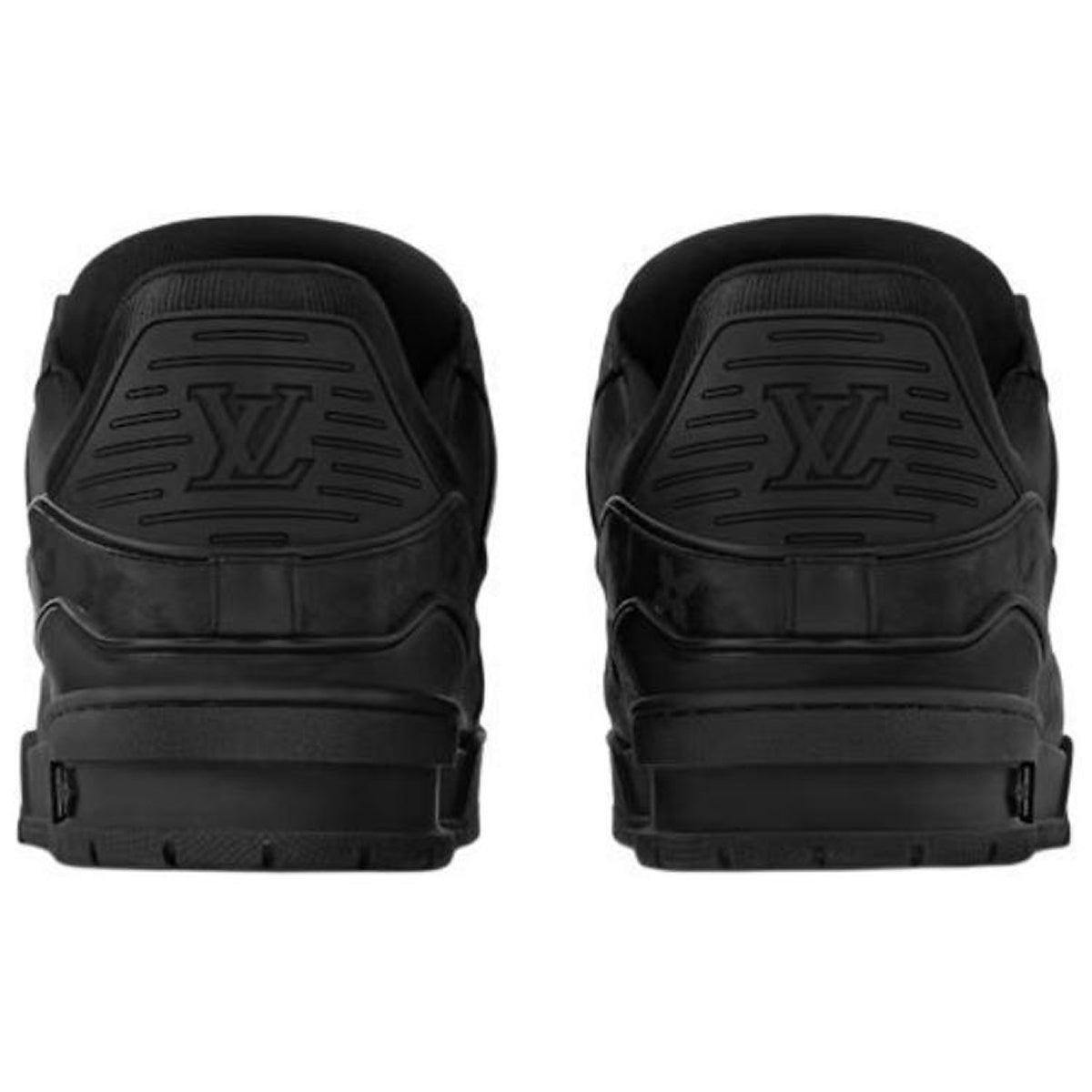 Louis Vuitton Trainer Lace-Up Low-Top Sneakers in Black – Unisex
