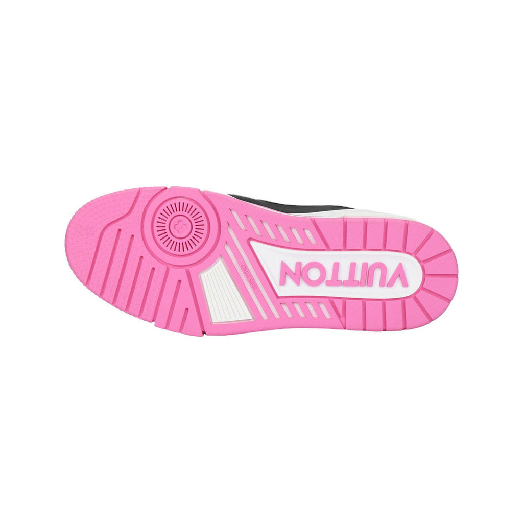 Louis Vuitton Trainer Calf Leather Lace-Up Low-Top Sneakers in Pink – WoUnisex