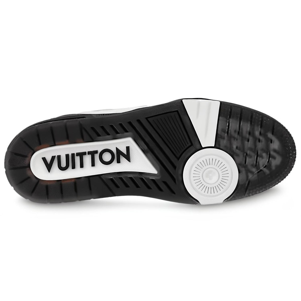 Louis Vuitton Trainer Leather Lace-Up Low-Top Sneakers in White & Black – Unisex