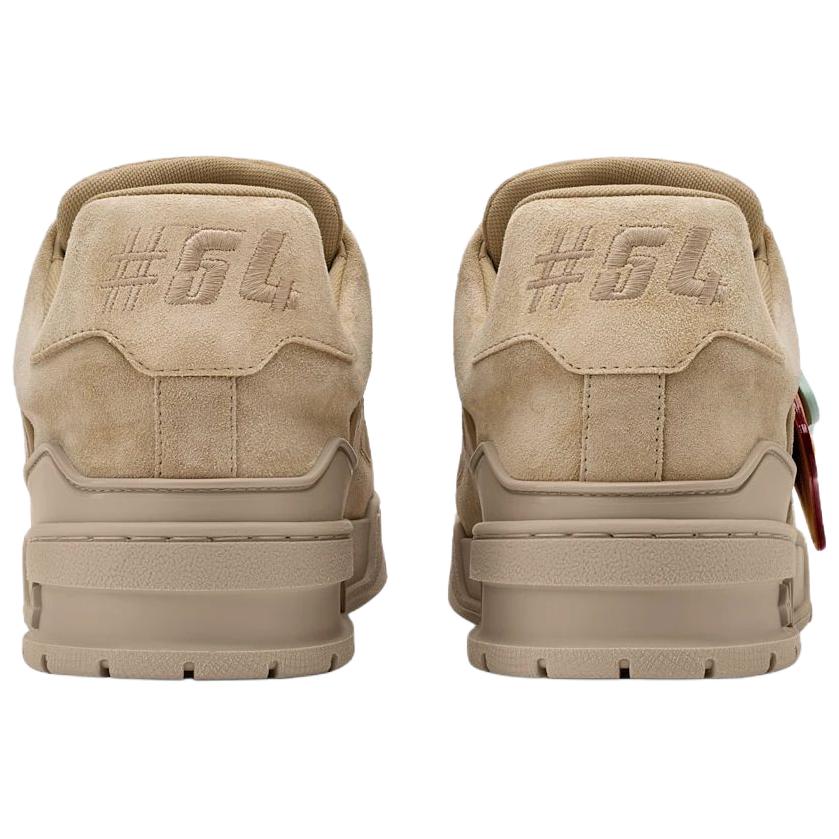 Tyler, the Creator × Louis Vuitton LV Trainer #54 – Beige / Sand with Monogram Charms