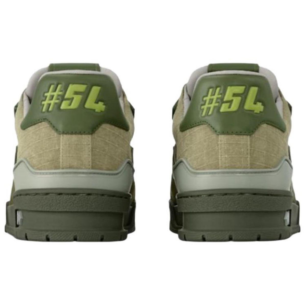 Louis Vuitton Trainer Lace-Up Low-Top Sneakers in Green – Unisex