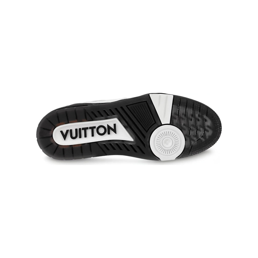 Louis Vuitton Trainer Calf Leather Low-Top Sneakers in White & Black – Unisex