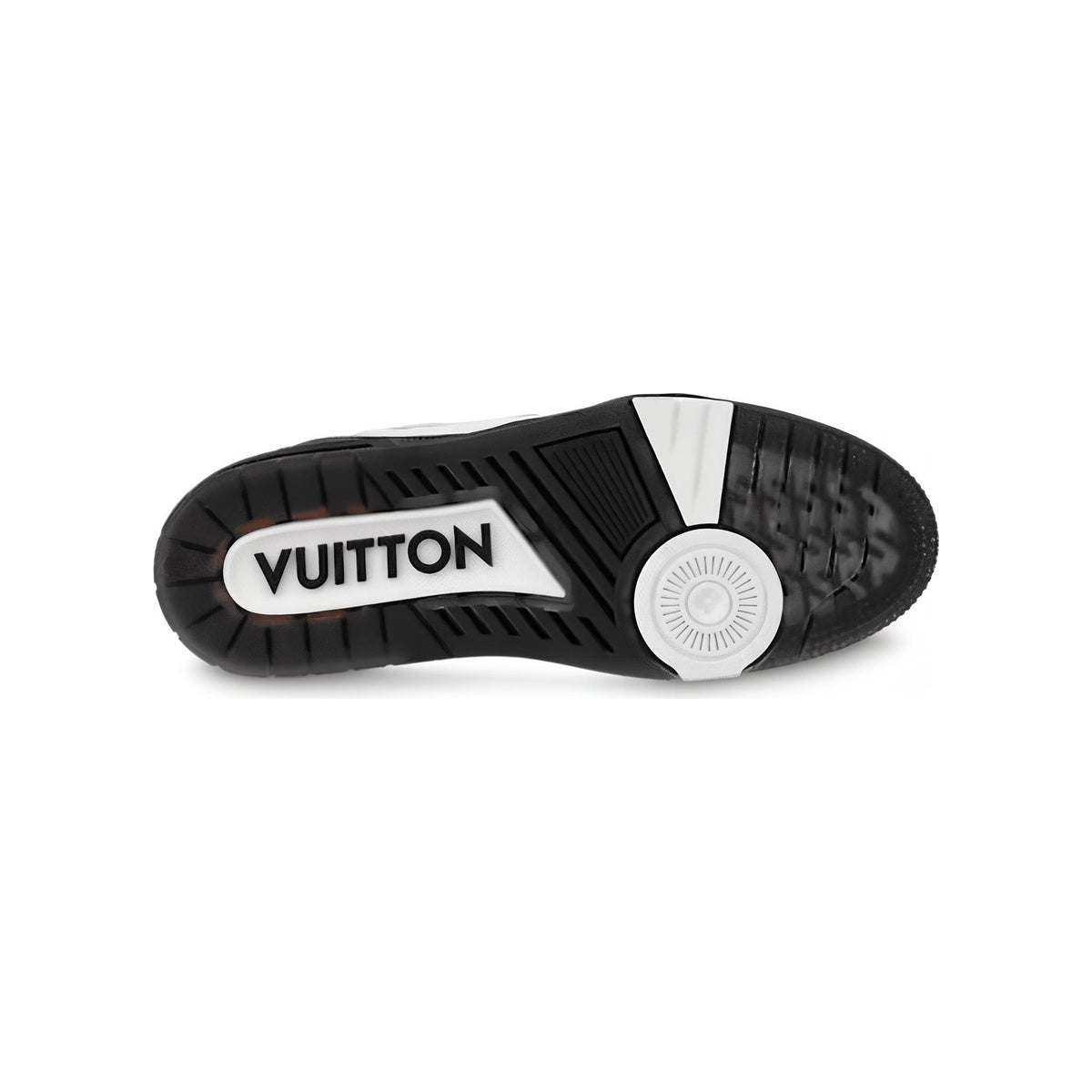 Louis Vuitton Trainer Calf Leather Low-Top Sneakers in White & Black – Unisex
