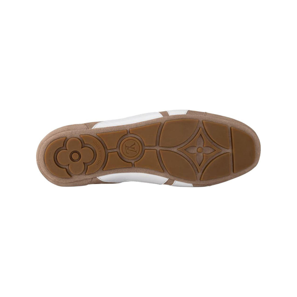 Louis Vuitton Sneakerina Leather Ballet-Inspired Lace-Up Lifestyle Sneakers in Brown – WoUnisex