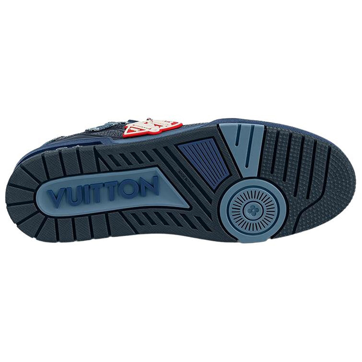 Louis Vuitton x Nigo LV² Trainer Sneaker – Navy / Monogram Denim / Slate Blue