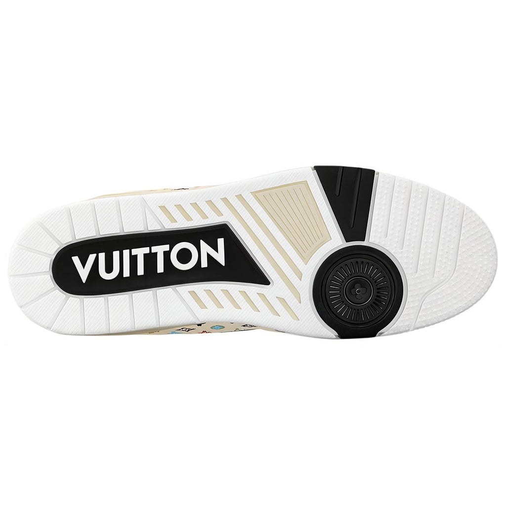 Tyler, the Creator × Louis Vuitton Trainer Lace-Up Low-Top Sneakers in Beige – Unisex