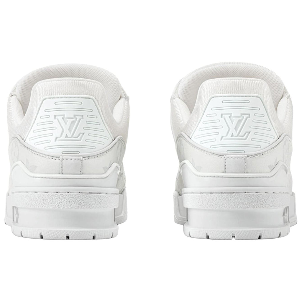 Louis Vuitton Lace-Up Low-Top Sneakers in Grey & White – WoUnisex