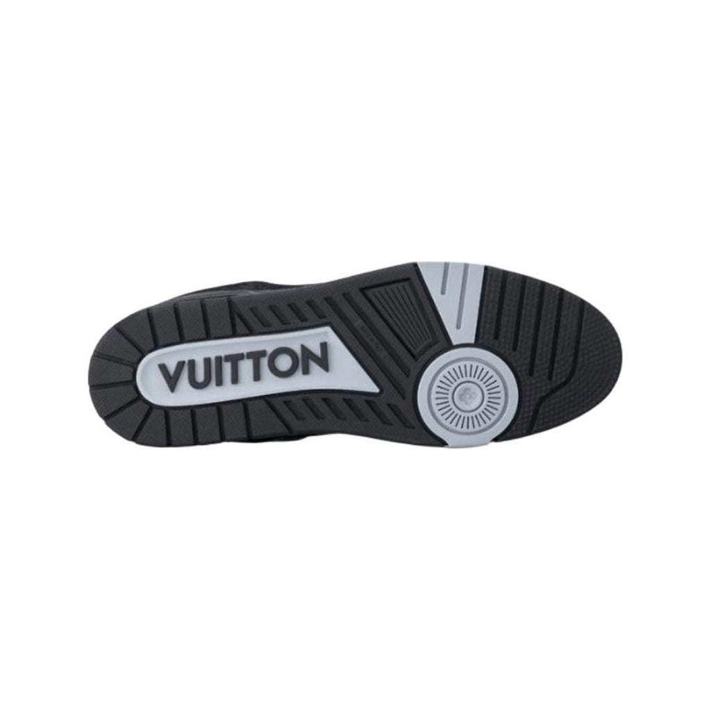Louis Vuitton Trainer Denim Lace-Up Low-Top Sneakers in Black – Unisex