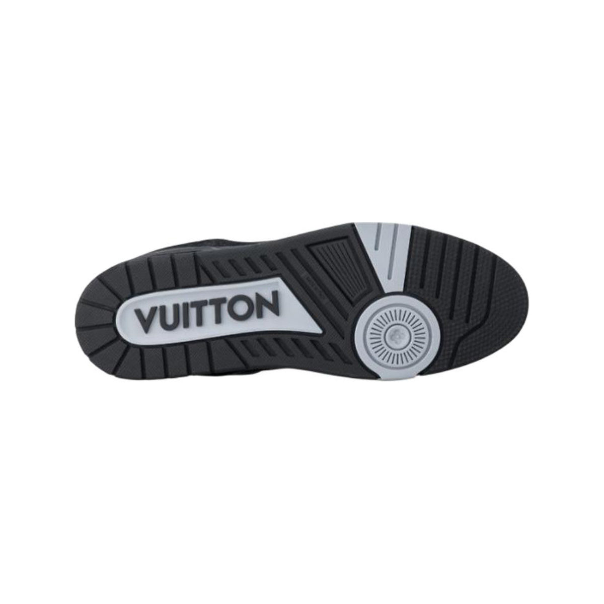 Louis Vuitton Trainer Denim Lace-Up Low-Top Sneakers in Black – Unisex