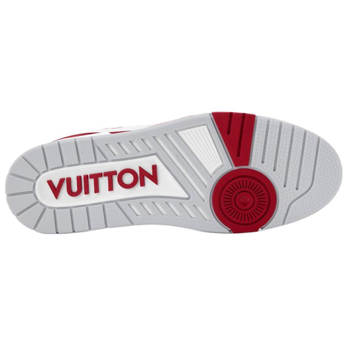 Louis Vuitton Trainer Lace-Up Low-Top Sneakers in Red – Unisex