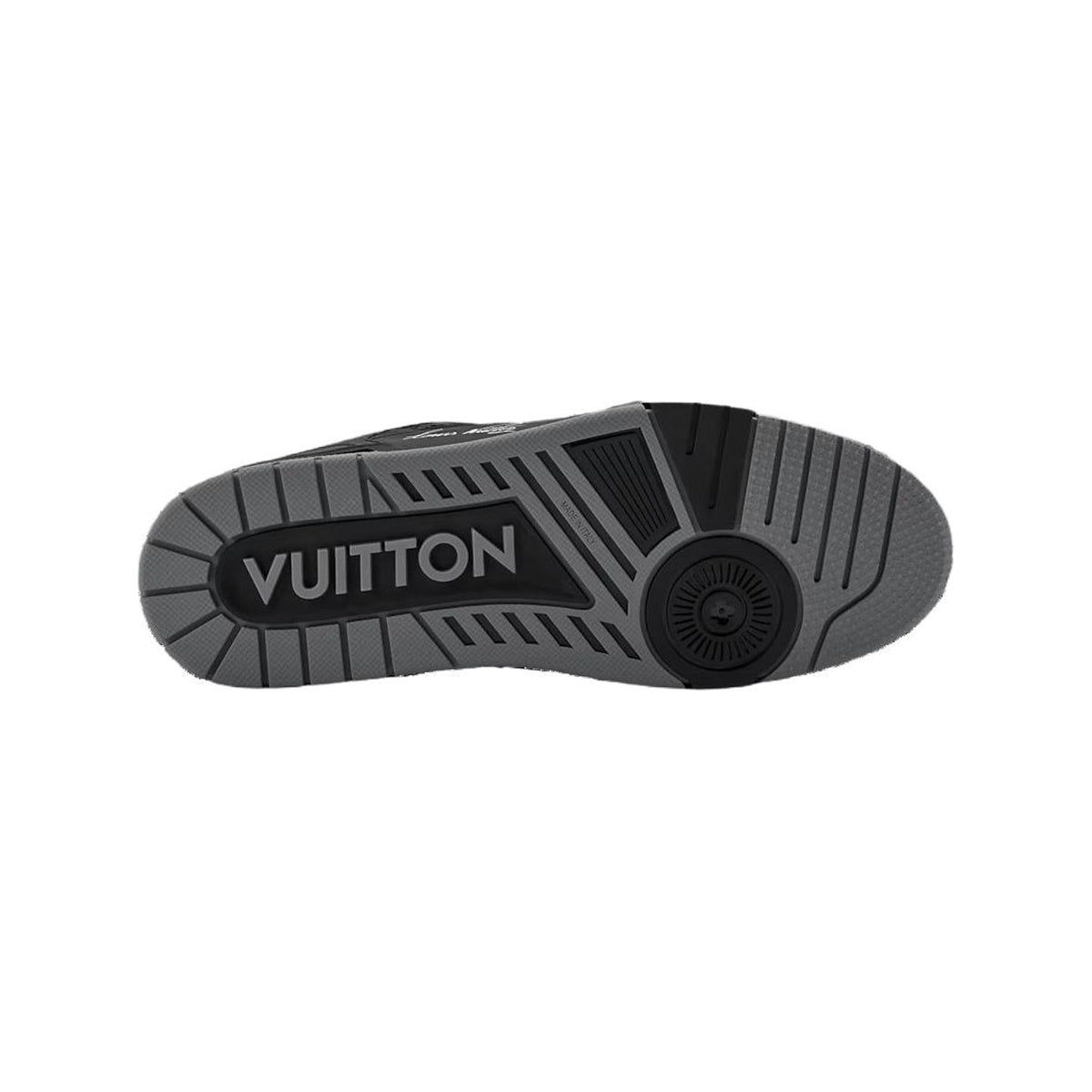 Louis Vuitton Trainer Smooth Calf Leather Lace-Up Low-Top Sneakers in Black – Unisex