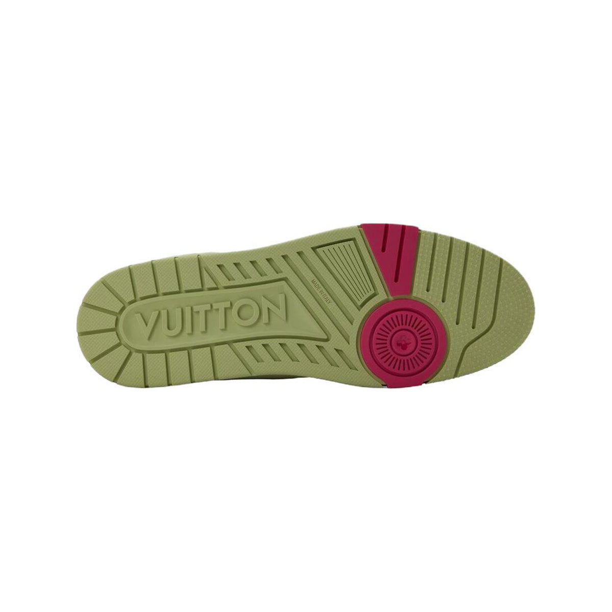 Louis Vuitton Trainer Leather Donut-Motif Lace-Up Low-Top Sneakers in Green – Unisex