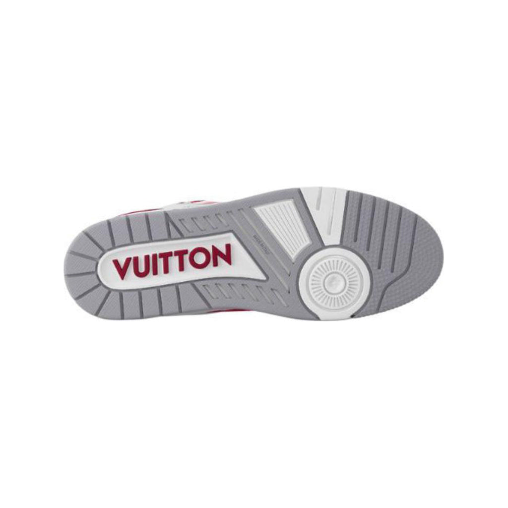 Louis Vuitton Trainer Calf Leather Low-Top Sneakers in Red – Unisex