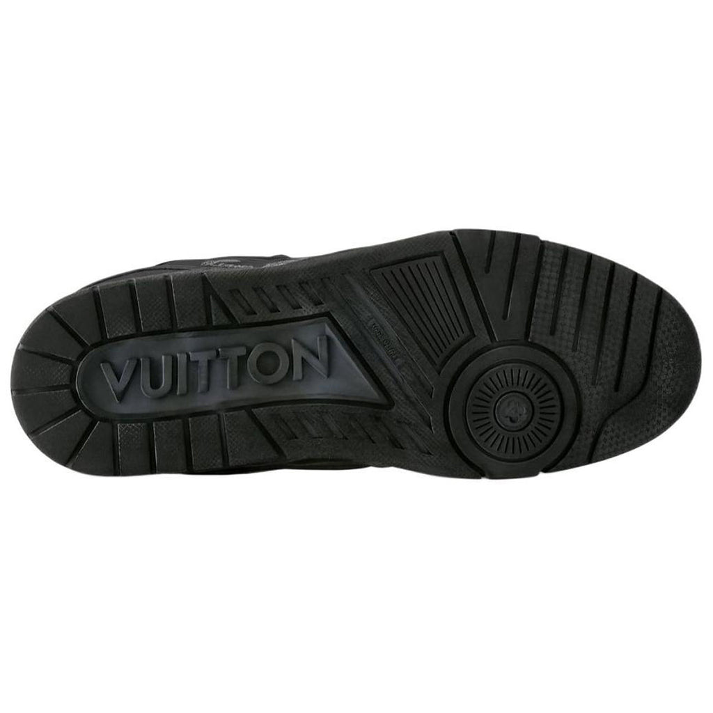 Louis Vuitton Trainer Lace-Up Low-Top Sneakers in Black Finish – Unisex